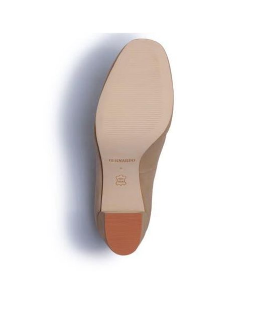 Bernardo White Nevaeh Loafer Pump