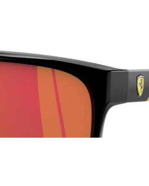 Scuderia Ferrari 59mm Mirrored Square Sunglasses for men