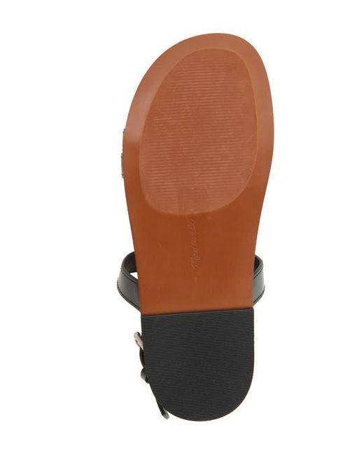 Madewell Black The Caro Ankle Wrap Sandal