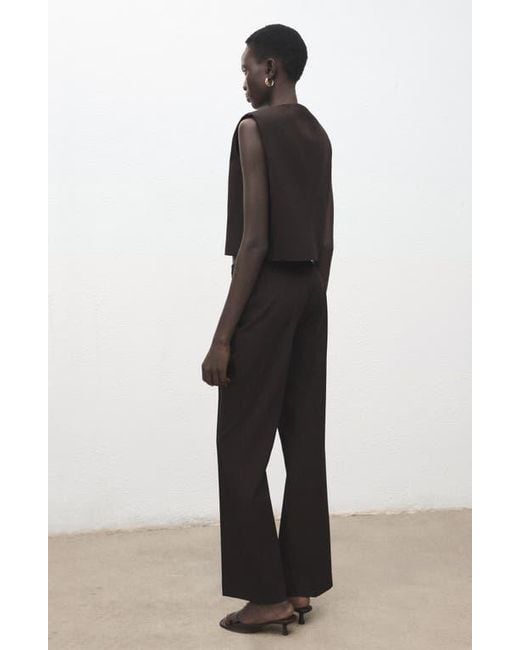 Mango Black Flare Pants