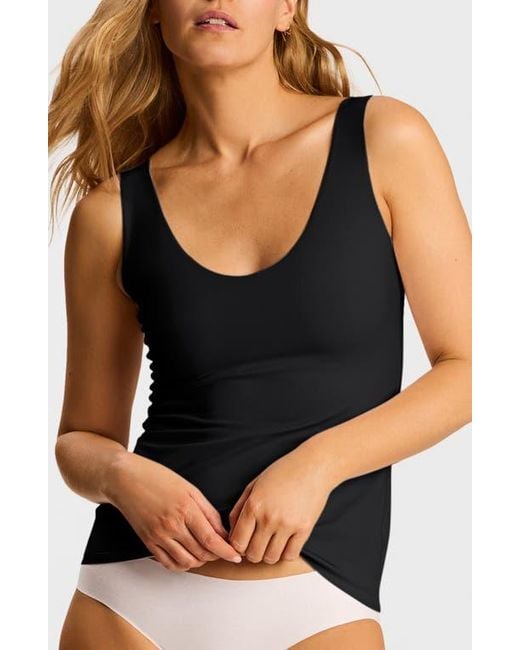Commando Black Stretch Cotton Tank