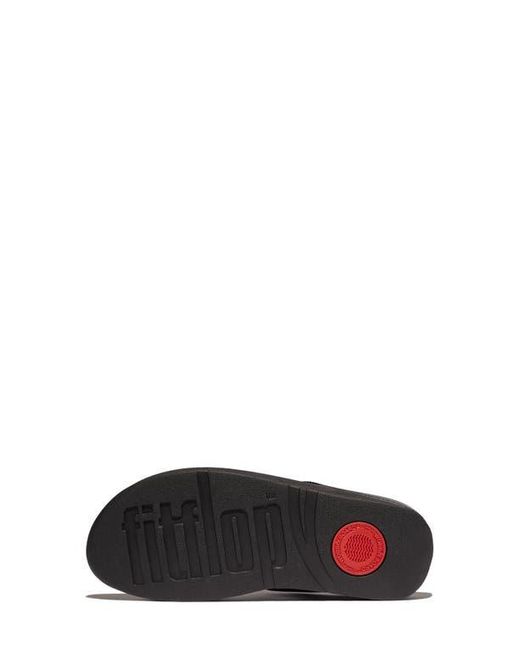 Fitflop Black Fino Multistone Flip Flop