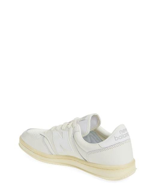 New Balance White T500 Tennis Sneaker for men
