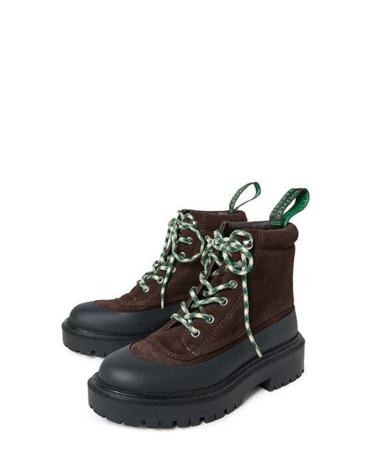 Loeffler Randall Brown Remy Cap Toe Boot