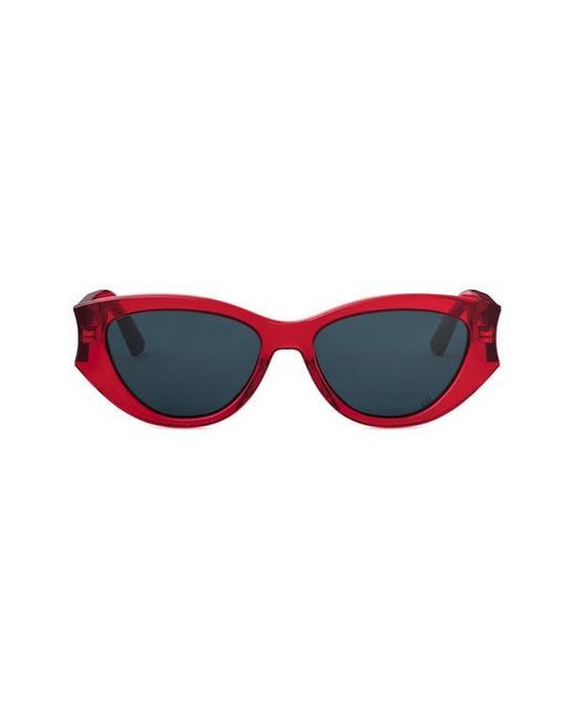 Dior Glow B1I 53Mm Cat Eye Sunglasses in Red | Lyst display picture 1