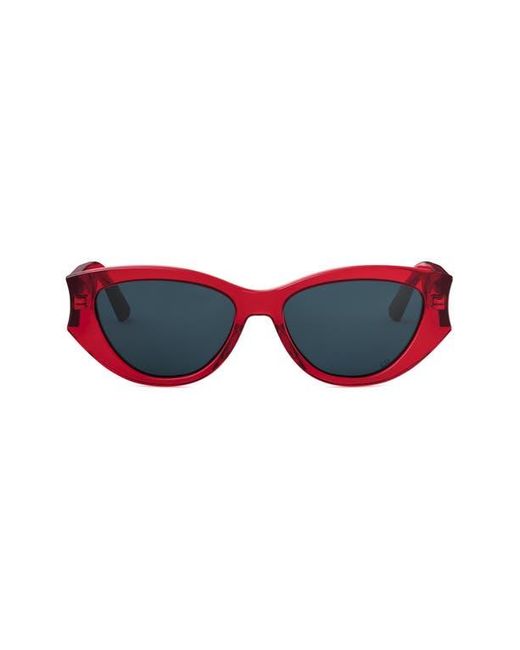 Dior Glow B1I 53Mm Cat Eye Sunglasses in Red | Lyst display picture 1