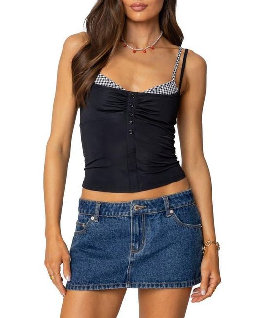 Edikted Blue Layered Camisole