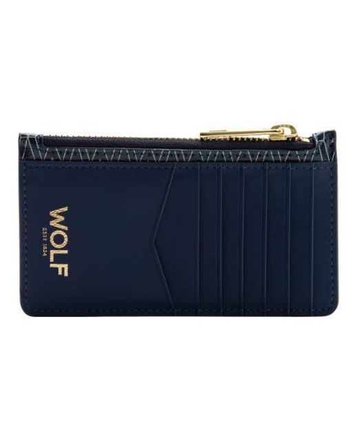 Wolf Blue Signature Zip Case for men