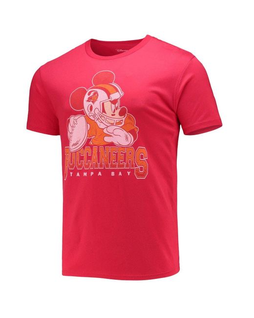 Women's Buccaneers Disney Huddle Up Tee, Junk Food Clothing