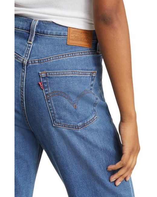 Levi's Blue Ribcage Ankle Straight Leg Jeans