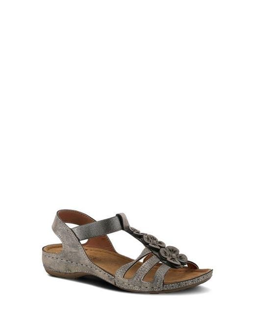 Flexus by Spring Step Brown Adede Cage Sandal