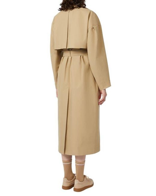 MM by Max Mara Natural Alibi Cotton Blend Coat