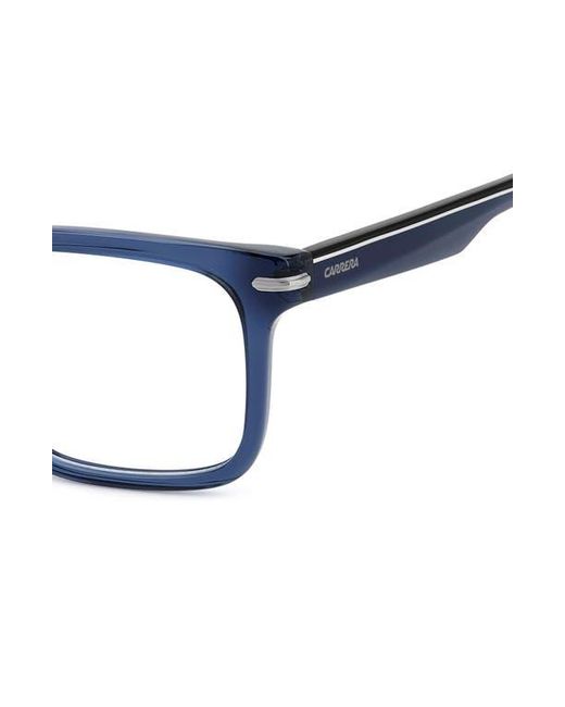 Carrera Blue 54Mm Rectangular Optical Glasses for men