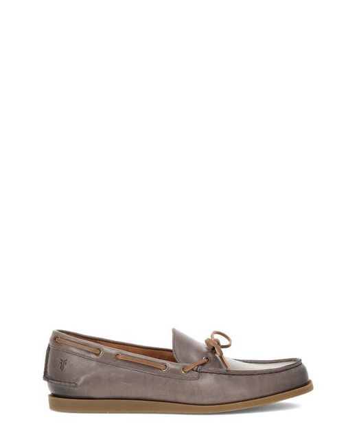 Frye Brown Mason Boat Shoe for men