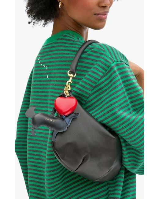 Clare V. Black Coqui Bag Charm