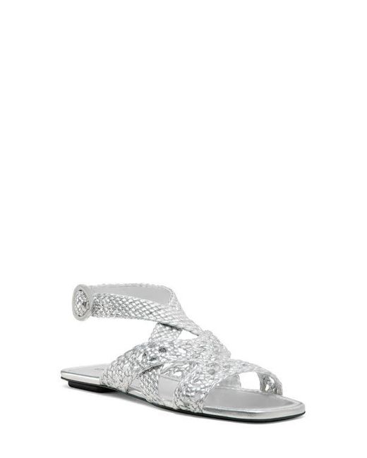 Stuart Weitzman White Thea Sandal