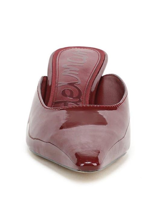 Sam Edelman Red Brandy Pointed Toe Mule