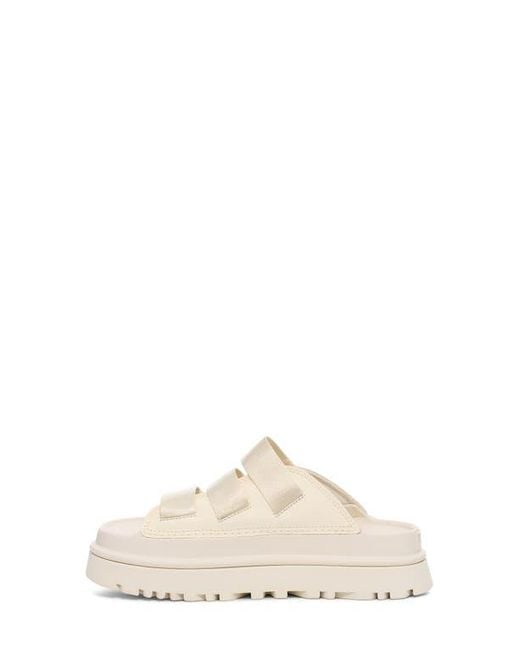 Ugg Natural Goldenglow Platform Slide Sandal