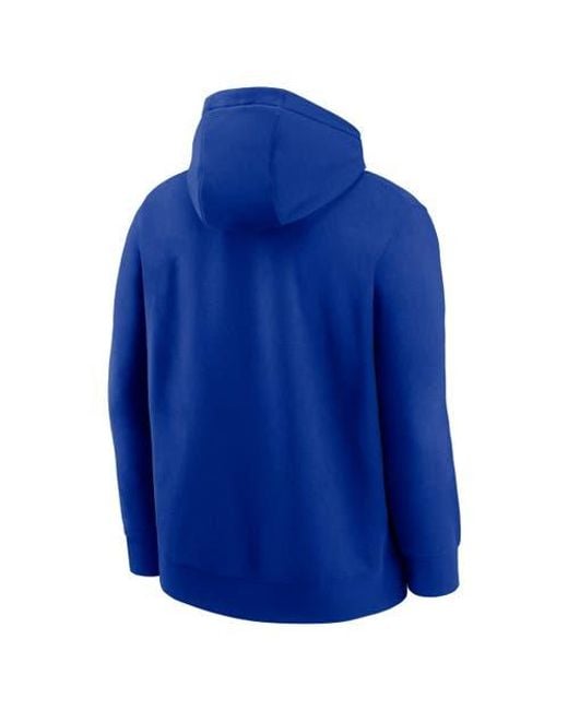 Nike Blue Seattle Seahawks Best Season Rewind Club Pullover Hoodie for men