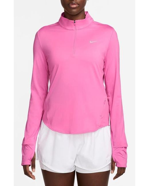 Nike Pink Swift Dri-Fit Uv Half Zip Running Top