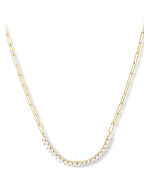 Melinda Maria Metallic Not Your Basic Cubic Zirconia Necklace