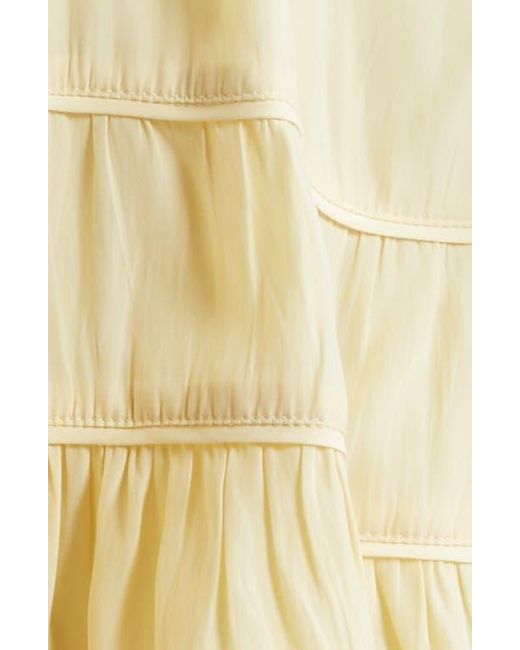 Ramy Brook Blue Dana Tiered Sleeveless Top