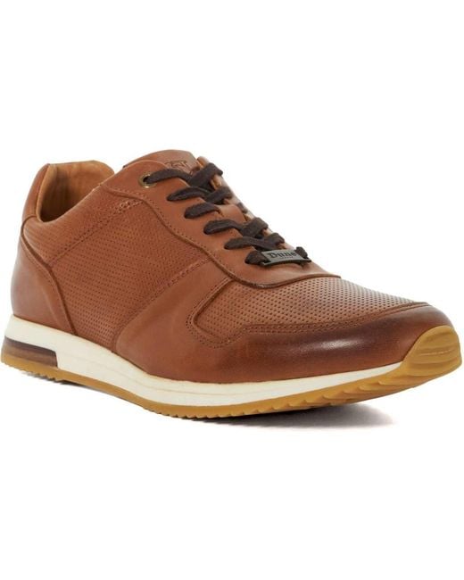 Dune Brown Trilogy Sneaker for men