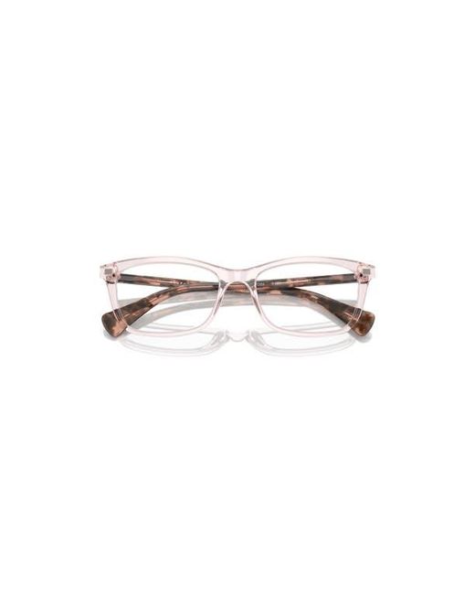 Ralph Pink 51Mm Rectangle Optical Glasses