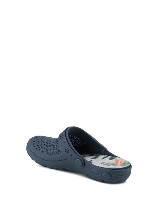 Spring Step Blue Contigo Clog