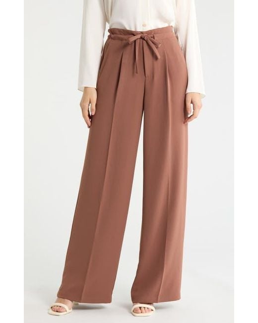 PAIGE Brown Shiraz Drawstring Pants