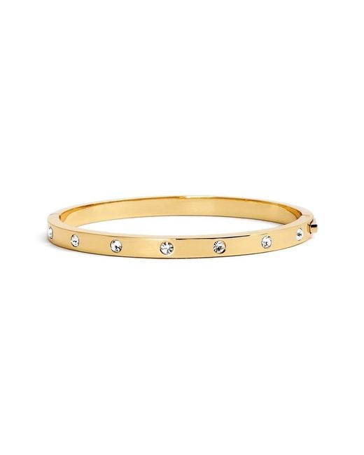 Kate Spade Metallic Crystal Hinge Bangle