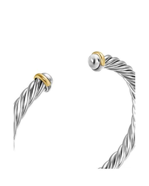David Yurman Metallic Cable Cuff Bracelet for men