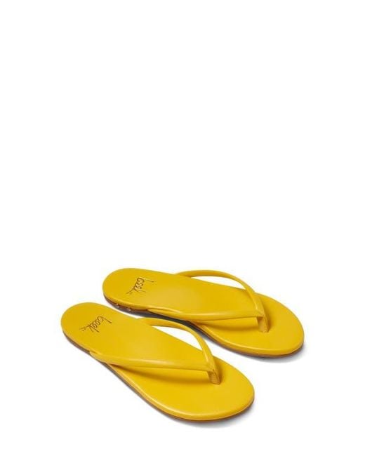 Beek Yellow Sunbeam Flip Flop