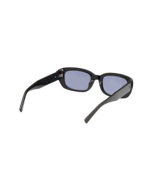 Abercrombie & Fitch Blue 52Mm Rectangular Sunglasses
