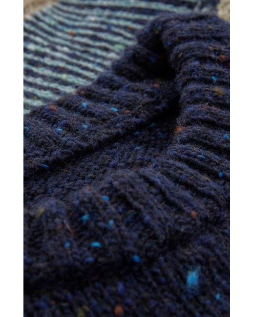 Celtic & Co. Blue Statement Donegal Wool Sweater for men