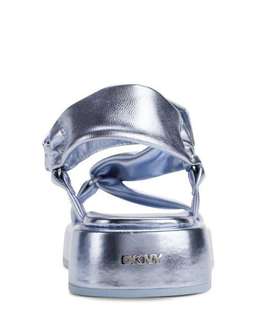 DKNY Blue Platform Sandal