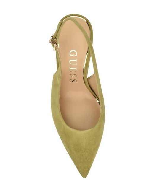 Guess Metallic Princelsa Slingback Pump