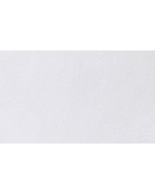Agolde White Low Curve Frayed Jeans