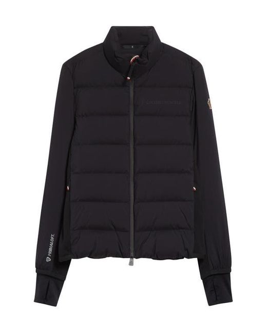 Moncler Black Araripe Mixed Media Down Jacket for men