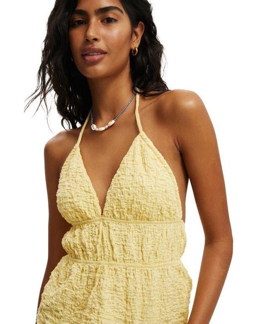 Cotton On Multicolor Heidi Tie Front Halter
