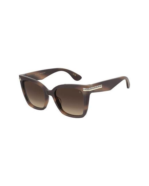 Stuart Weitzman Brown 55Mm Square Sunglasses