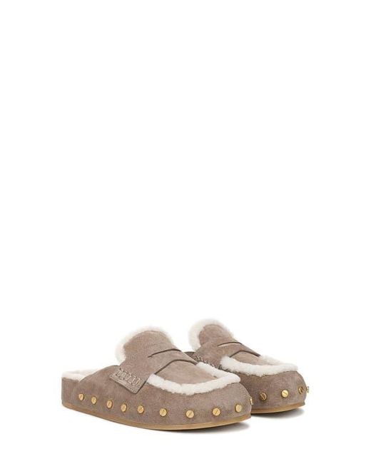 Veronica Beard Multicolor Fenix Genuine Shearling Mule