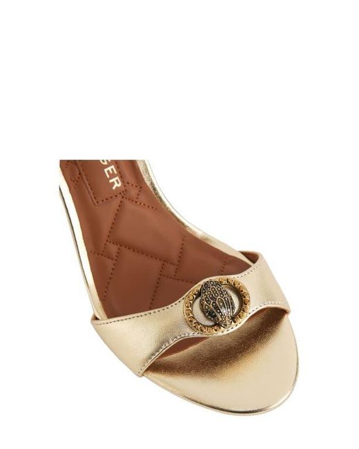 Kurt Geiger Metallic Chelsea Ankle Strap Sandal