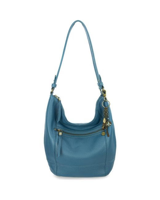 The Sak Blue Sequoia Hobo Leather Bag