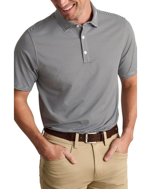 Rhone Gray Drive Time Performance Polo for men