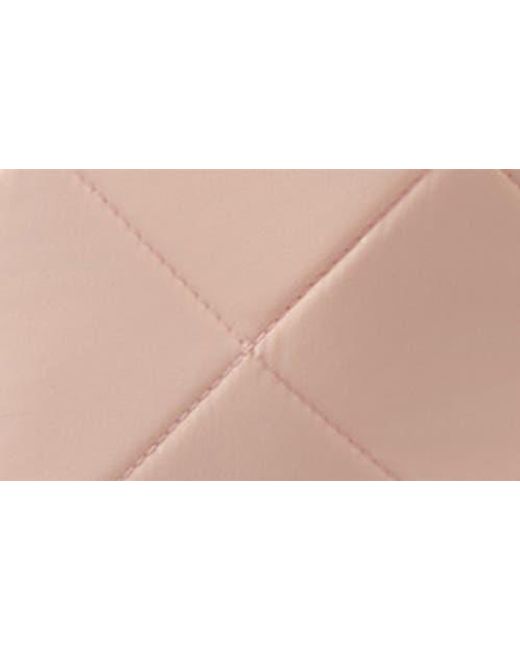 Mackage White Fleece Trim Quilted Down Mittens