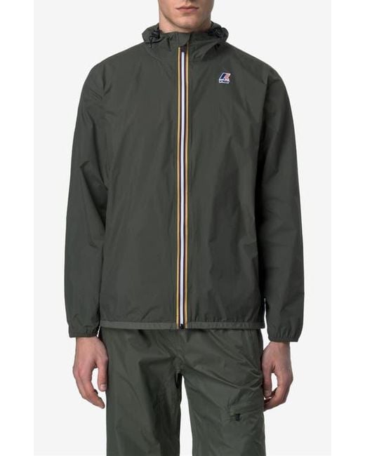 K-Way Black Le Vrai 4.0 Claude Water Repellent Jacket