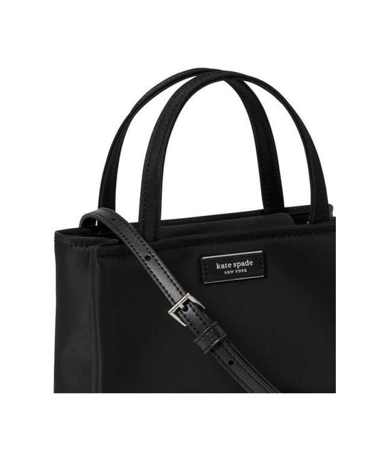 Kate Spade Black Mini Sam Icon Nylon Tote