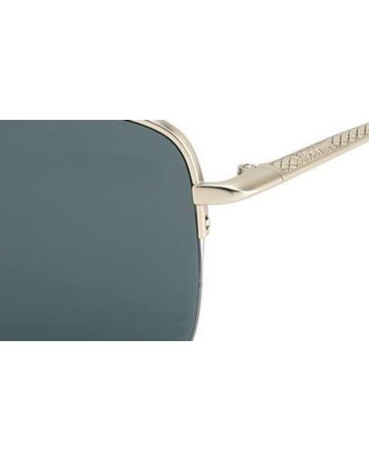 Fossil Gray 57Mm Rectangular Sunglasses for men