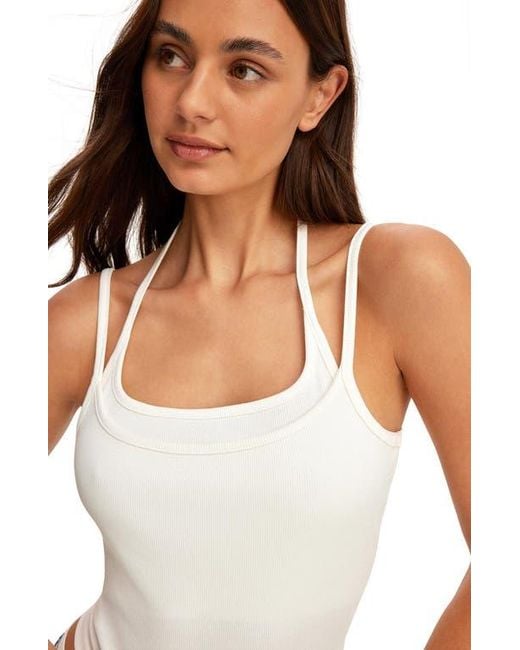 Cotton On White Double Layer Cami